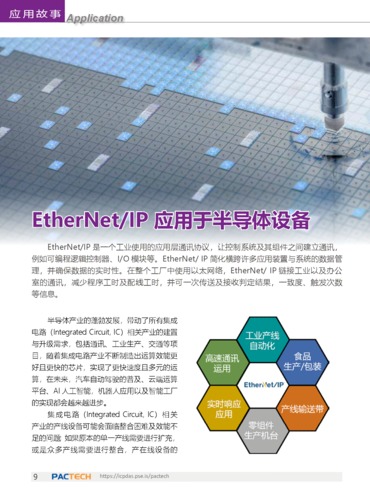 EtherNet IP 应用于半导体设备